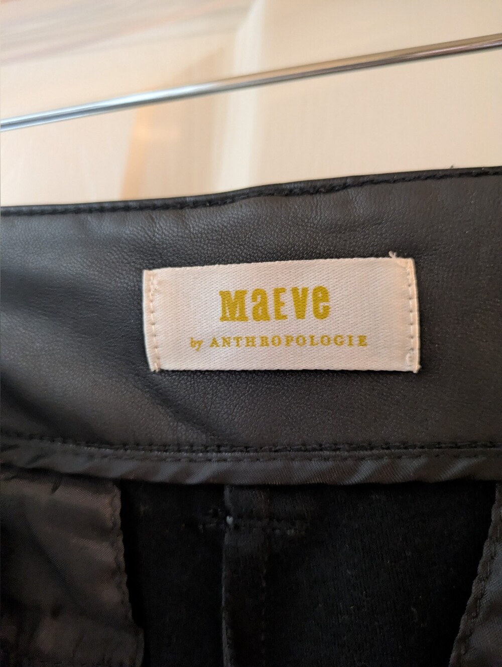 Anthropologie Vegan Leather Pants - Picture 5 of 5